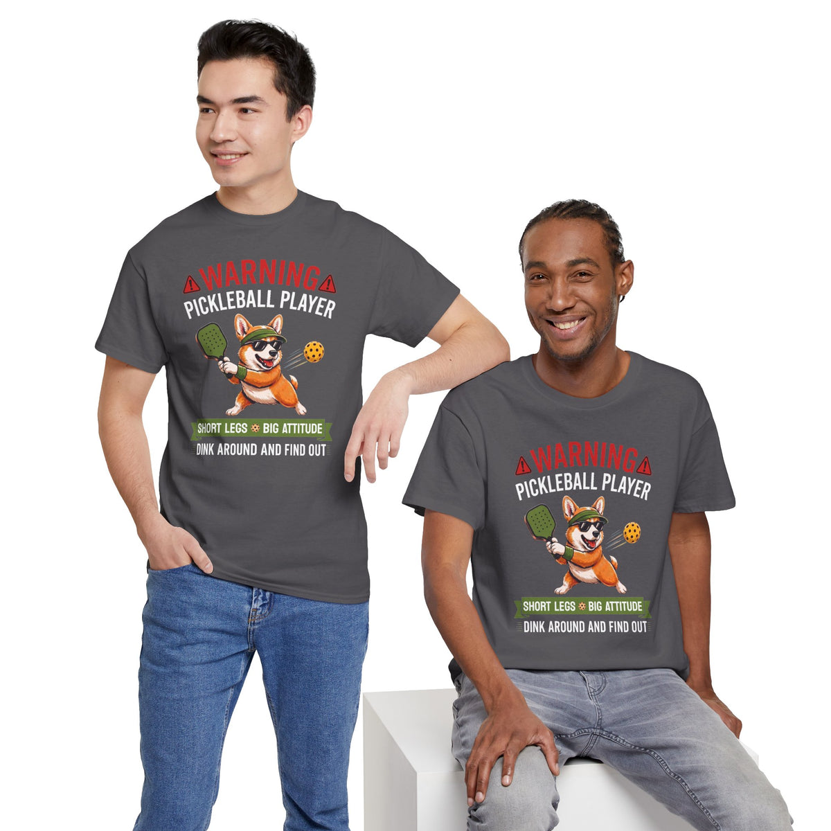 Corgi Pickleball T-Shirt - Dink Around And Find Out Funny Dog Shirt