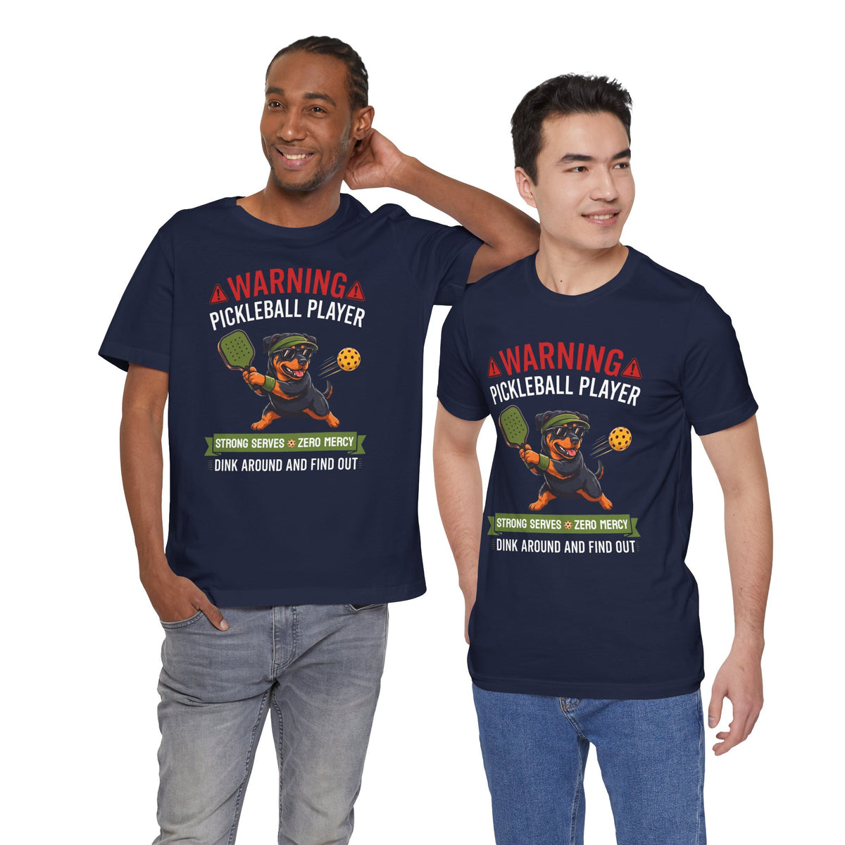 Rottweiler Pickleball T-Shirt - Dink Around And Find Out Funny Dog Shirt