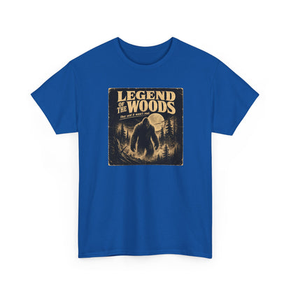 Legend Of The Woods T-Shirt - Retro B-Movie Horror Bigfoot Poster Tee