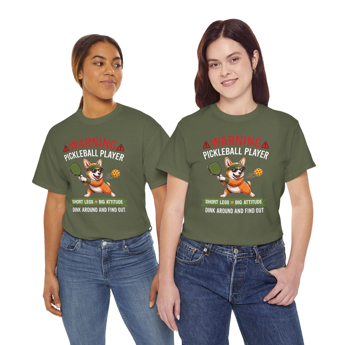Corgi Pickleball T-Shirt - Dink Around And Find Out Funny Dog Shirt