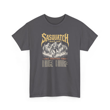 Sasquatch World Tour T-Shirt - Vintage Bootleg Band Tee Bigfoot Graphic