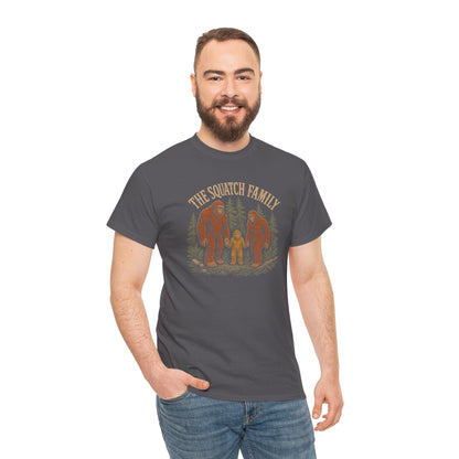 The Squatch Family T-Shirt - Vintage Bigfoot Family Graphic Tee