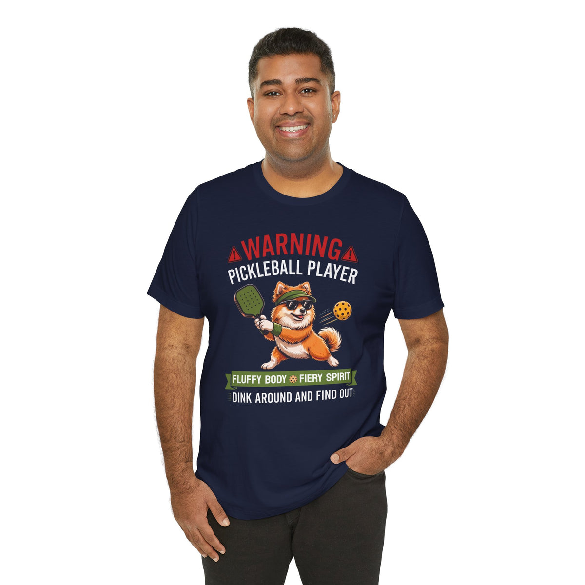 Pomeranian Pickleball T-Shirt - Dink Around And Find Out Funny Dog Shirt