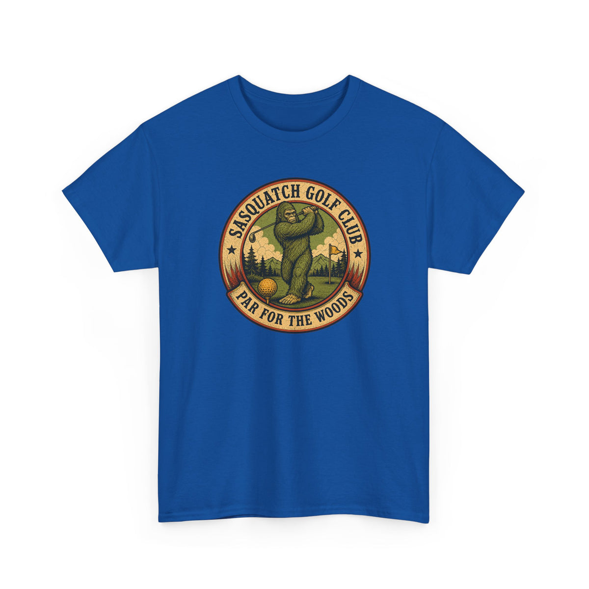 Sasquatch Golf Club T-Shirt - Funny Bigfoot Golfing Graphic Tee
