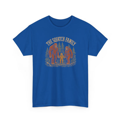 The Squatch Family T-Shirt - Vintage Bigfoot Family Graphic Tee