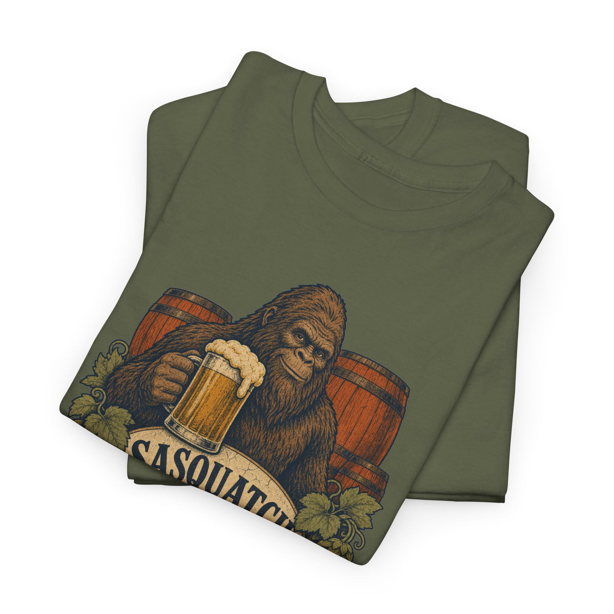 Sasquatch Brewing Co. T-Shirt - Vintage Bigfoot Craft Beer Graphic Tee