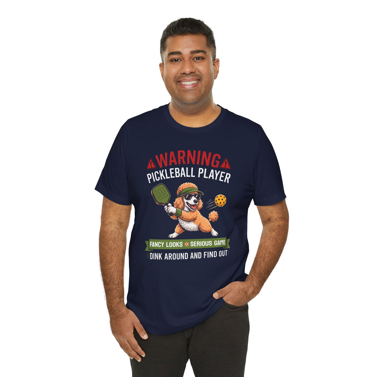 Poodle Pickleball T-Shirt - Dink Around And Find Out Funny Dog Shirt