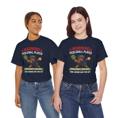 Rottweiler Dog Pickleball T-Shirt - Dink Around And Find Out Funny Dog Shirt