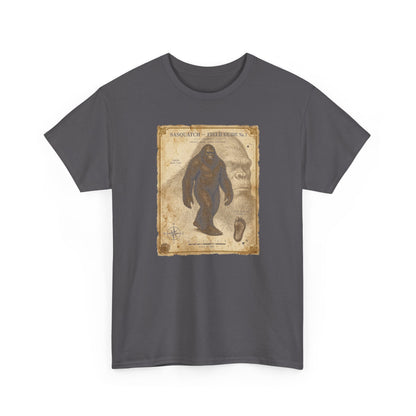 Sasquatch Species Study T-Shirt - Vintage Museum Field Guide Graphic Tee