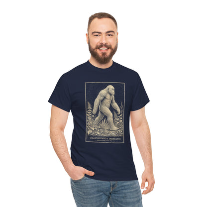 Sasquatch Field Guide T-Shirt - Vintage Naturalist Bigfoot Graphic Tee