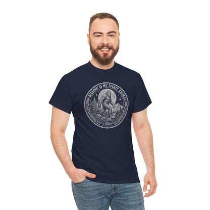 Bigfoot Is My Spirit Animal T-Shirt - Wild & Unbothered Graphic Tee