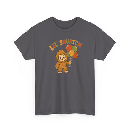 Lil' Squatch Birthday T-Shirt – Cute Baby Bigfoot Balloon Tee for Kids