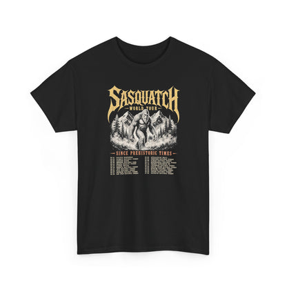 Sasquatch World Tour T-Shirt - Vintage Bootleg Band Tee Bigfoot Graphic
