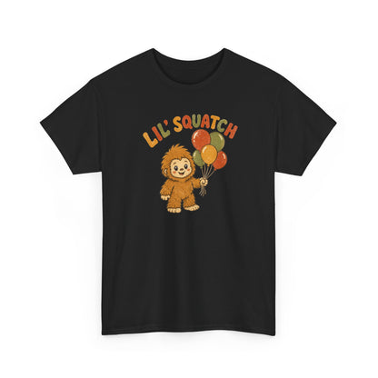 Lil' Squatch Birthday T-Shirt – Cute Baby Bigfoot Balloon Tee for Kids