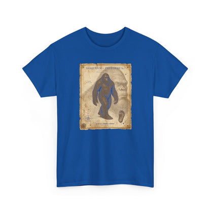 Sasquatch Species Study T-Shirt - Vintage Museum Field Guide Graphic Tee
