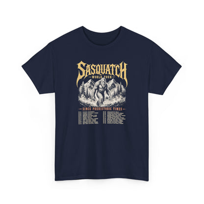 Sasquatch World Tour T-Shirt - Vintage Bootleg Band Tee Bigfoot Graphic