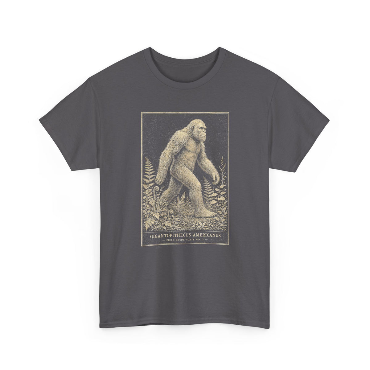 Sasquatch Field Guide T-Shirt - Vintage Naturalist Bigfoot Graphic Tee