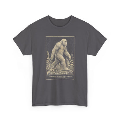 Sasquatch Field Guide T-Shirt - Vintage Naturalist Bigfoot Graphic Tee