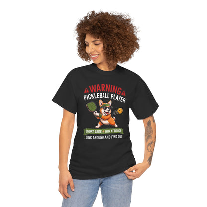Corgi Pickleball T-Shirt - Dink Around And Find Out Funny Dog Shirt