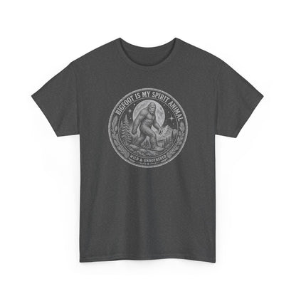Bigfoot Is My Spirit Animal T-Shirt - Wild & Unbothered Graphic Tee