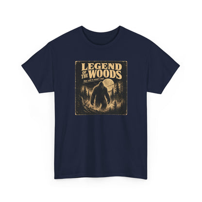 Legend Of The Woods T-Shirt - Retro B-Movie Horror Bigfoot Poster Tee