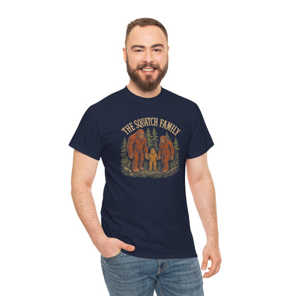 The Squatch Family T-Shirt - Vintage Bigfoot Family Graphic Tee
