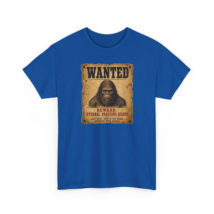 Wanted Bigfoot T-Shirt - Old West Reward Poster Graphic Tee