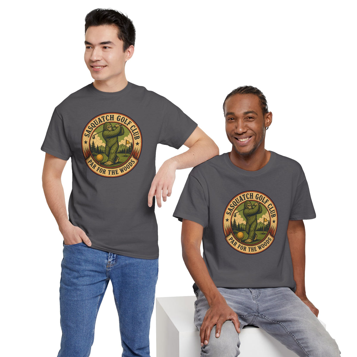 Sasquatch Golf Club T-Shirt - Funny Bigfoot Golfing Graphic Tee