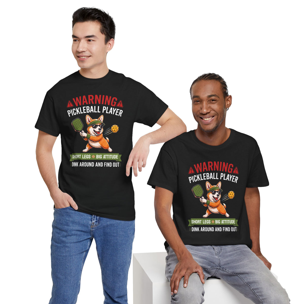 Corgi Pickleball T-Shirt - Dink Around And Find Out Funny Dog Shirt