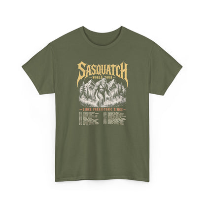 Sasquatch World Tour T-Shirt - Vintage Bootleg Band Tee Bigfoot Graphic
