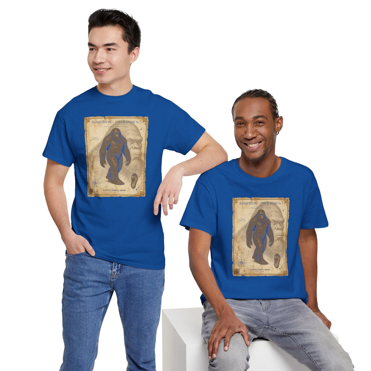 Sasquatch Species Study T-Shirt - Vintage Museum Field Guide Graphic Tee