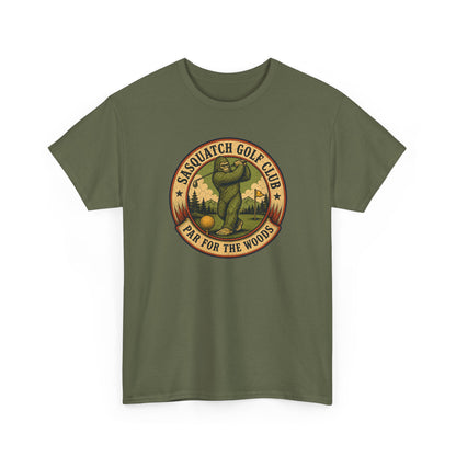 Sasquatch Golf Club T-Shirt - Funny Bigfoot Golfing Graphic Tee