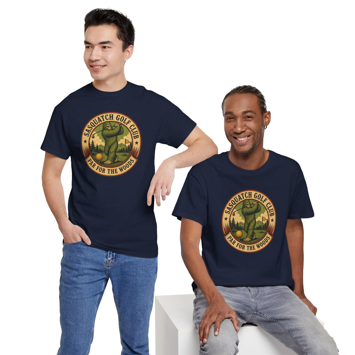Sasquatch Golf Club T-Shirt - Funny Bigfoot Golfing Graphic Tee