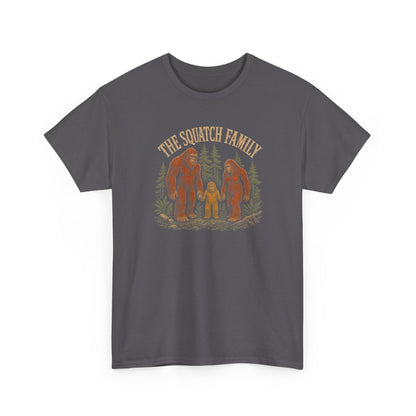 The Squatch Family T-Shirt - Vintage Bigfoot Family Graphic Tee