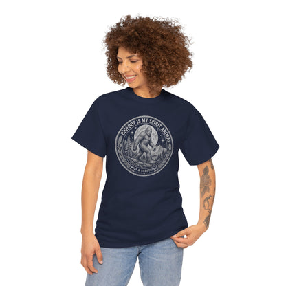 Bigfoot Is My Spirit Animal T-Shirt - Wild & Unbothered Graphic Tee
