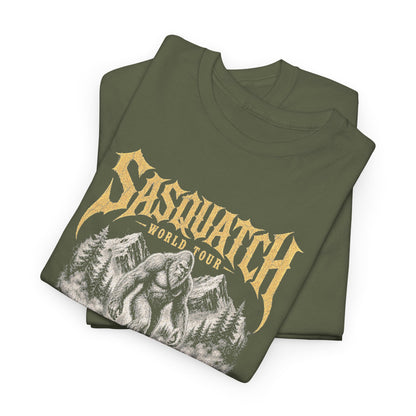Sasquatch World Tour T-Shirt - Vintage Bootleg Band Tee Bigfoot Graphic