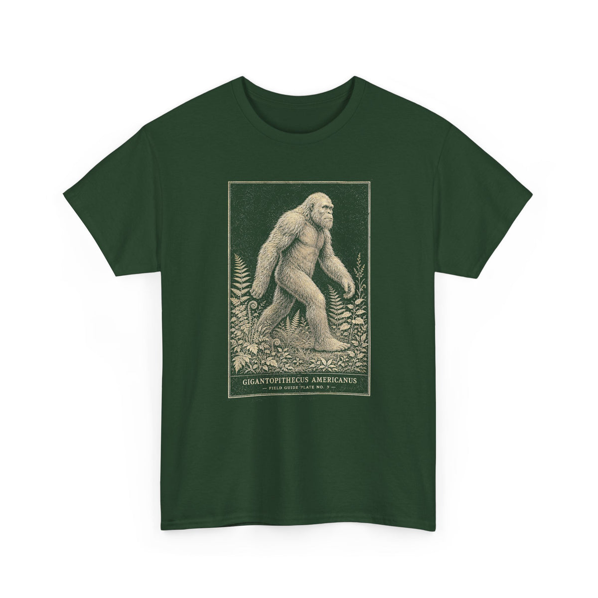 Sasquatch Field Guide T-Shirt - Vintage Naturalist Bigfoot Graphic Tee