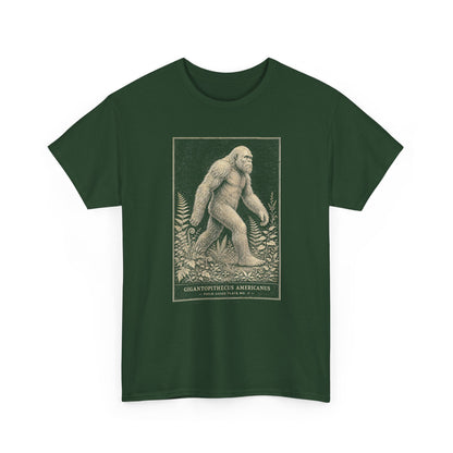 Sasquatch Field Guide T-Shirt - Vintage Naturalist Bigfoot Graphic Tee