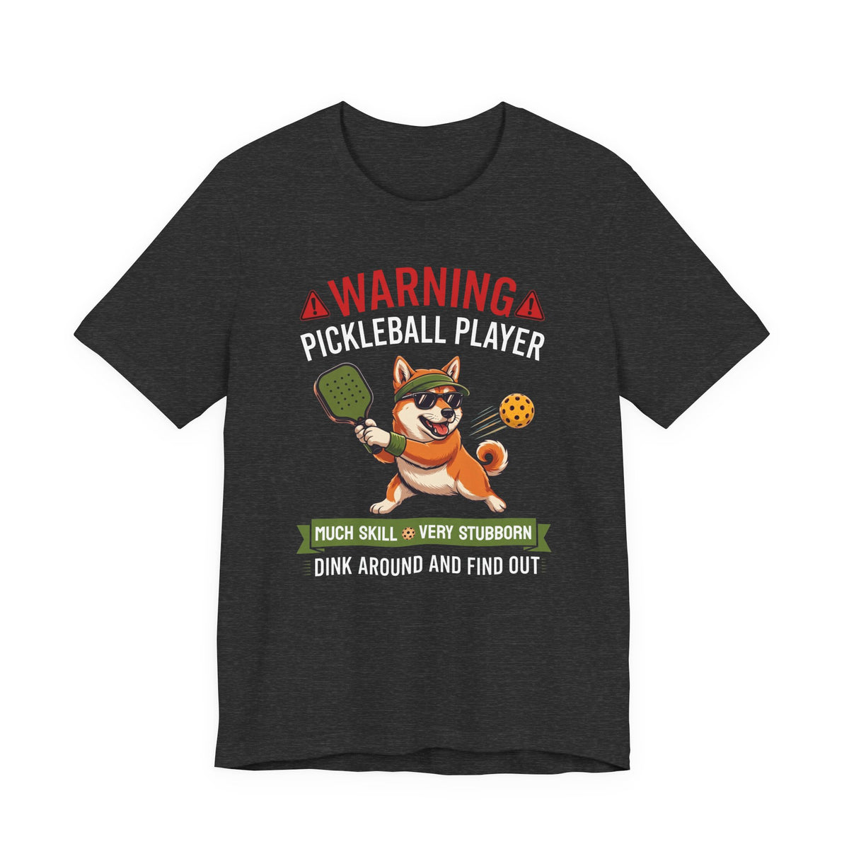 Shiba Inu Pickleball T-Shirt - Dink Around And Find Out Funny Dog Shirt