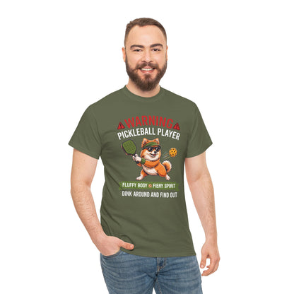 Pomeranian Dog Pickleball T-Shirt - Dink Around And Find Out Funny Dog Shirt