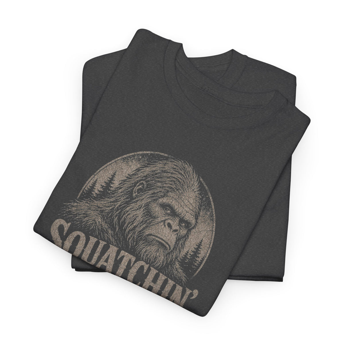 Squatchin' Tour T-Shirt - Vintage Band-Tee Style Bigfoot Graphic Tee