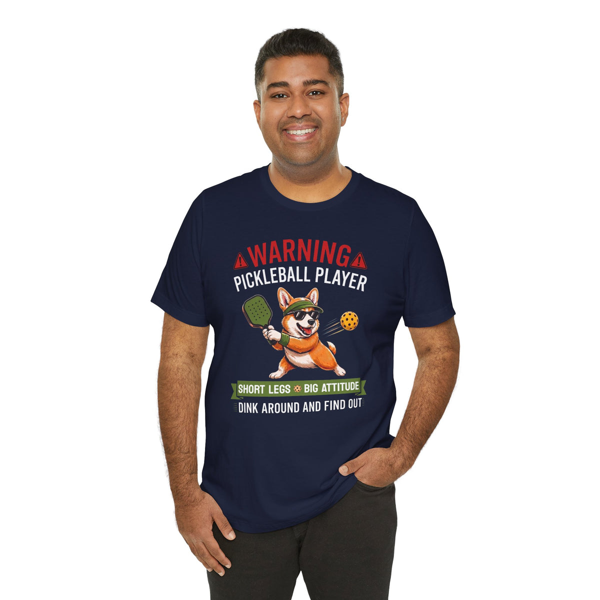 Corgi Pickleball T-Shirt - Dink Around And Find Out Funny Dog Shirt