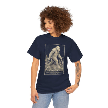 Sasquatch Field Guide T-Shirt - Vintage Naturalist Bigfoot Graphic Tee