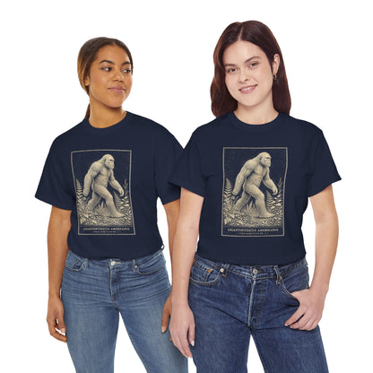 Sasquatch Field Guide T-Shirt - Vintage Naturalist Bigfoot Graphic Tee