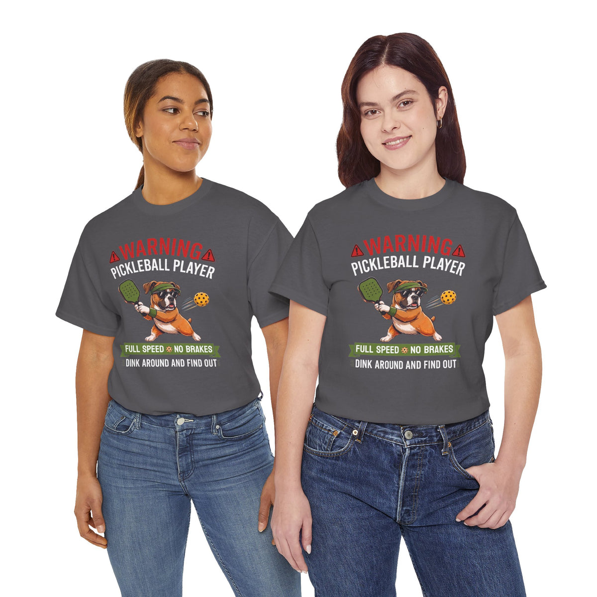 Boxer Dog Pickleball T-Shirt - Dink Around And Find Out Funny Dog Shirt