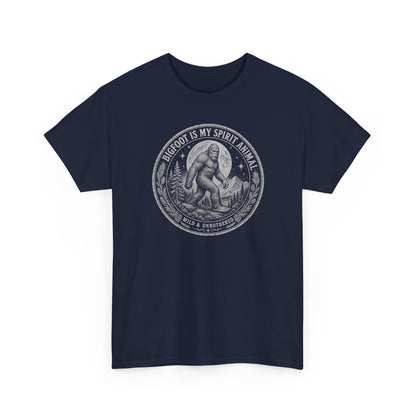 Bigfoot Is My Spirit Animal T-Shirt - Wild & Unbothered Graphic Tee