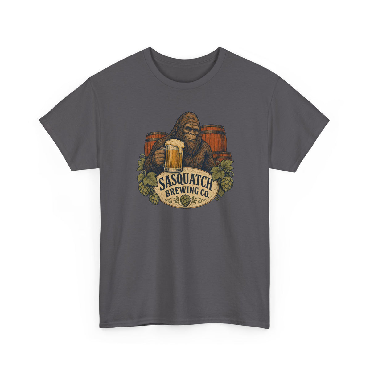 Sasquatch Brewing Co. T-Shirt - Vintage Bigfoot Craft Beer Graphic Tee