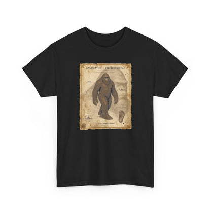 Sasquatch Species Study T-Shirt - Vintage Museum Field Guide Graphic Tee