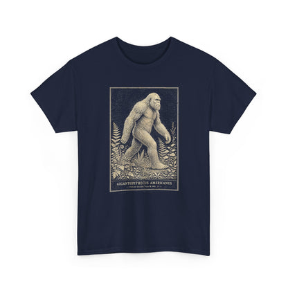 Sasquatch Field Guide T-Shirt - Vintage Naturalist Bigfoot Graphic Tee
