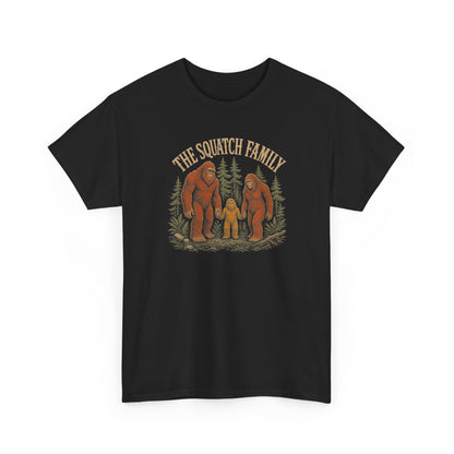 The Squatch Family T-Shirt - Vintage Bigfoot Family Graphic Tee